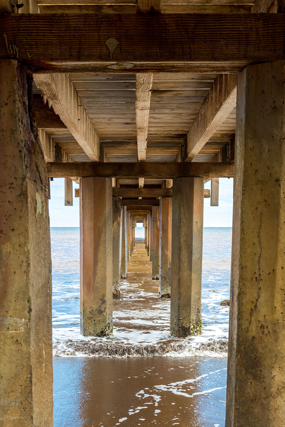 Waimea Pier in Kauai by Cherie Carter