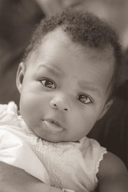 Cherie Carter Photography - Baby BW Portrait
