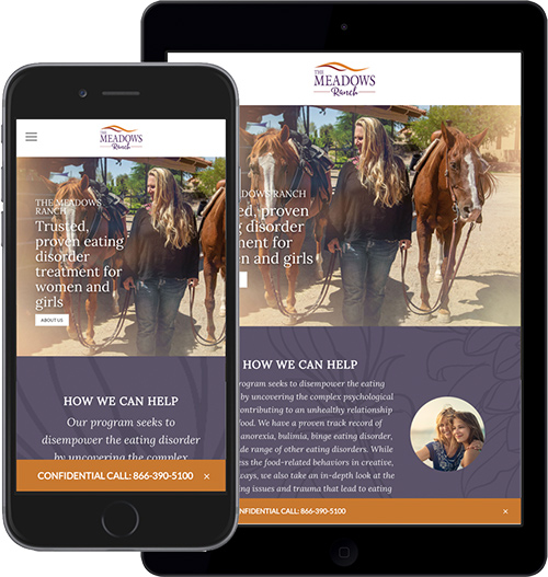 The Meadows Ranch website